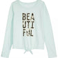 Camiseta linda para meninas grandes da Epic Threads, tamanho marinho, pequena