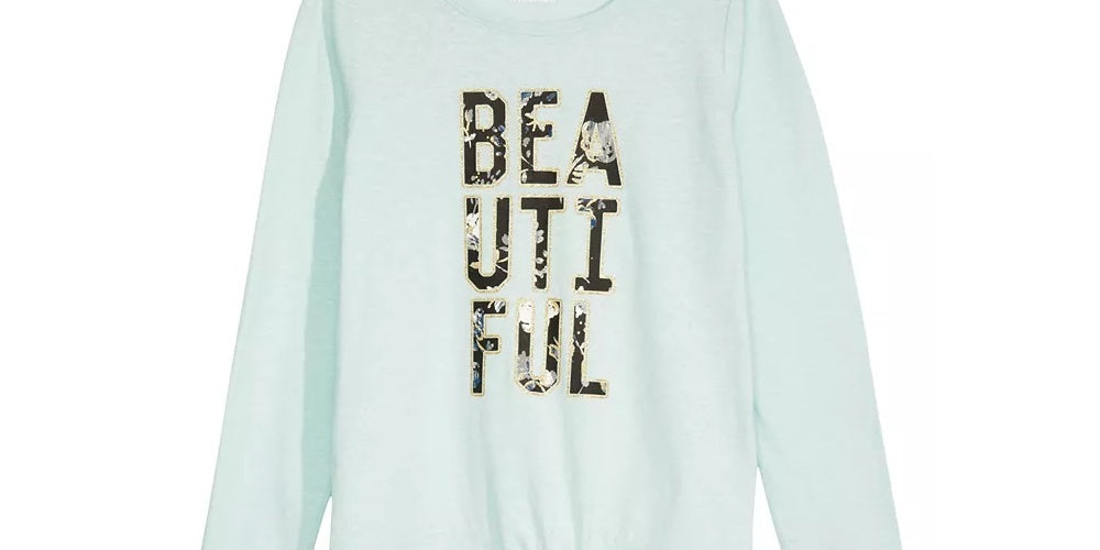 Camiseta linda para meninas grandes da Epic Threads, tamanho marinho, pequena