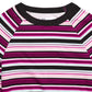 Top listrado Epic Threads Big Girls roxo escuro tamanho pequeno