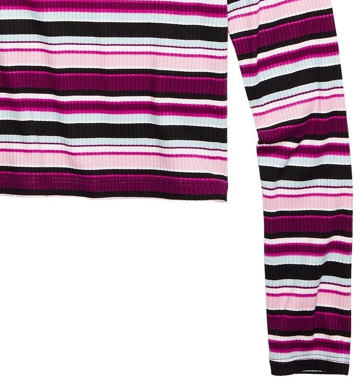 Top listrado Epic Threads Big Girls roxo escuro tamanho pequeno