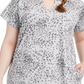 Túnica estampada feminina Ideology cinza tamanho 2X