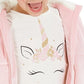 Camiseta manga comprida com chifre de unicórnio para meninas Epic Threads, branca, tamanho 5