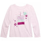 Camiseta infantil feminina com fatias de bolo da Epic Threads, rosa, tamanho 4T