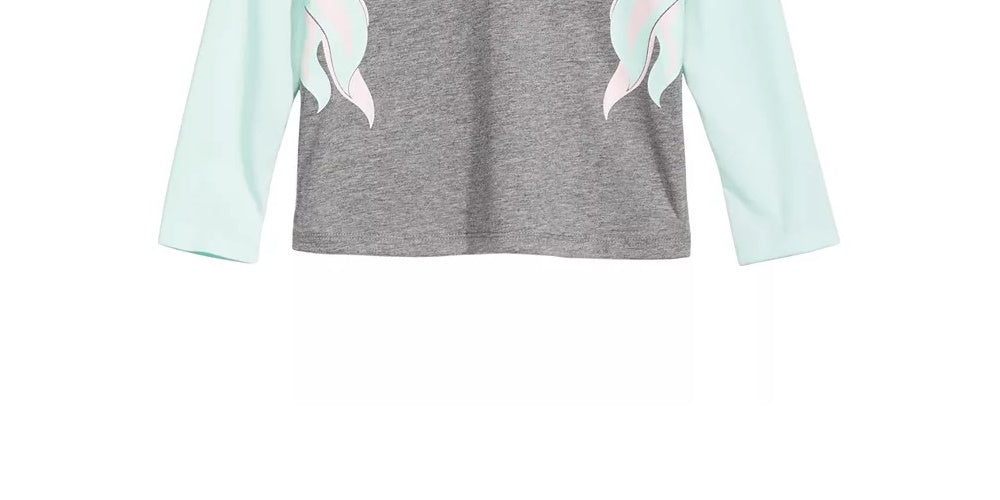 Camiseta infantil Epic Threads Unicorn Friends para meninas, cinza, tamanho 2T