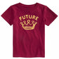 Camiseta estampada Epic Threads para meninos, tamanho 4T, vermelha, com estampa Future