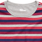 Camiseta Epic Threads Big Boys Multi-Listras Cinza Tamanho P