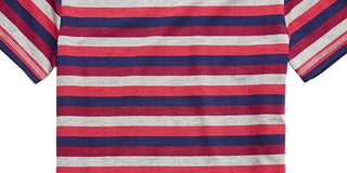 Camiseta listrada Epic Threads Big Boys cinza tamanho extra grande