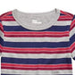 Camiseta infantil Epic Threads Multi-Listras para Meninos, Cinza, Tamanho 3T