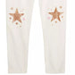 Leggings femininas Epic Threads Star Knee, tamanho 6X, brancas