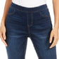Calças jegging femininas forradas com lã, estilo &amp; co, azul, tamanho pequeno