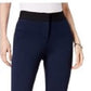 Calças jegging femininas forradas com lã, estilo &amp; co, azul, tamanho extrapequeno