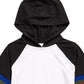 Camiseta com capuz e blocos de cores Epic Threads Big Boys, branca, tamanho pequeno