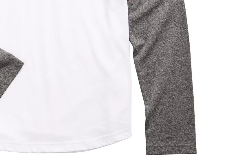 Camiseta com capuz e blocos de cores Epic Threads Big Boys, branca, tamanho pequeno