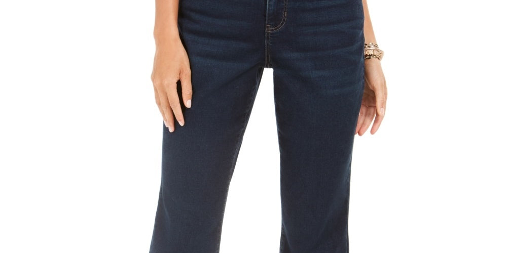 Jeans feminino Power Sculpt Bootcut azul tamanho 18 da Style &amp; Co