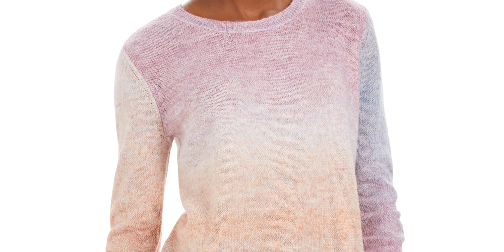 Suéter Feminino Ombre Estilo &amp; Co Roxo Tamanho Pequeno