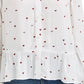 Blusa peplum estampada feminina Maison Jules, branca, tamanho médio