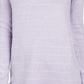 Suéter feminino estilo &amp; co lurex gola alta roxo tamanho extrapequeno