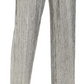 Calça feminina amassada metálica JM Collection, amarela, tamanho médio