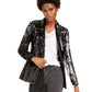 Blazer feminino de lantejoulas da INC International Concepts, preto, tamanho pequeno