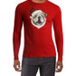 Club Room Masculino Santa Bulldog Festa de Natal Top Vermelho Tamanho X-G