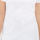 Karen Scott Top Feminino Recortado com Tachas Branco Tamanho P