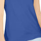 Regata feminina Karen Scott Keyhole Hardware azul tamanho X-S