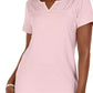 Karen Scott Top Feminino Petite Crochê Keyhole Rosa Tamanho Petite