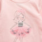 Camiseta Tutu para Menina First Impressions Baby Girl, Rosa, Tamanho 24 Meses