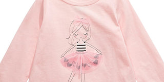 Camiseta Tutu para Menina First Impressions Baby Girl, Rosa, Tamanho 24 Meses