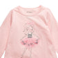 Primeiras Impressões Bebê Meninas Tutu Menina Camiseta Rosa Tamanho 6-9M