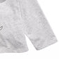 Camiseta infantil com laço para cachorro First Impressions, cinza, tamanho 3 a 6 meses
