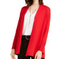 Cardigan feminino Alfani com mangas abertas e botões, vermelho, tamanho pequeno