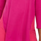 JM Collection Top Feminino Mixed Media Studs Rosa Tamanho X-S