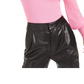Suéter feminino Bar III Becca Tilley x com gola quadrada, rosa, tamanho grande