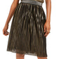 INC International Concepts Saia plissada dourada feminina tamanho extragrande
