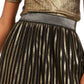 INC International Concepts Saia plissada dourada feminina tamanho extragrande