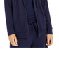 Moletom com capuz French Terry feminino Style &amp; Co, azul marinho, tamanho pequeno