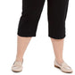 Calça Capri Feminina Karen Scott Preta Tamanho Pequeno Pequeno