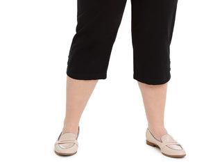 Calça Capri Feminina Karen Scott Preta Tamanho Pequeno Pequeno