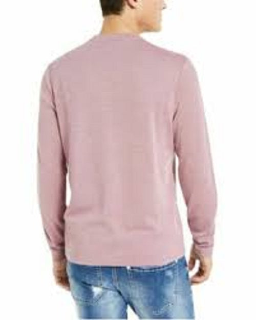 INC International Concepts Radar Manga Longa Henley Rosa Tamanho XX-Grande Masculino