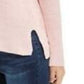 Suéter de algodão canelado com decote em V feminino Style &amp; Co, rosa, tamanho XX-G