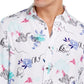 Camisa Masculina INC International Concepts Estampa Tropical Esboço Branca Tamanho P