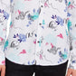 Camisa Masculina INC International Concepts Estampa Tropical Esboço Branca Tamanho P