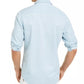 Camisa casual masculina com gola alta Avery da INC International Concepts, azul, tamanho pequeno