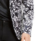Blazer masculino de veludo estampado com dois botões da INC International Concepts, tamanho XX-G, branco