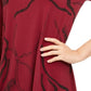 Top feminino Alfani estampado, vermelho, tamanho pequeno, médio