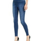 Calças jegging jeans femininas da INC International Concepts, azul, tamanho 4