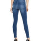 Calças jegging jeans femininas da INC International Concepts, azul, tamanho 4