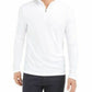 Camisa casual masculina Alfani em malha canelada, branca, tamanho XXG