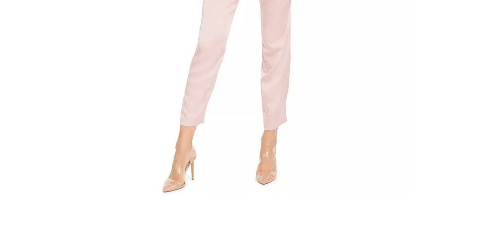 Macacão feminino INC International Concepts com botões frontais, preto, tamanho 14